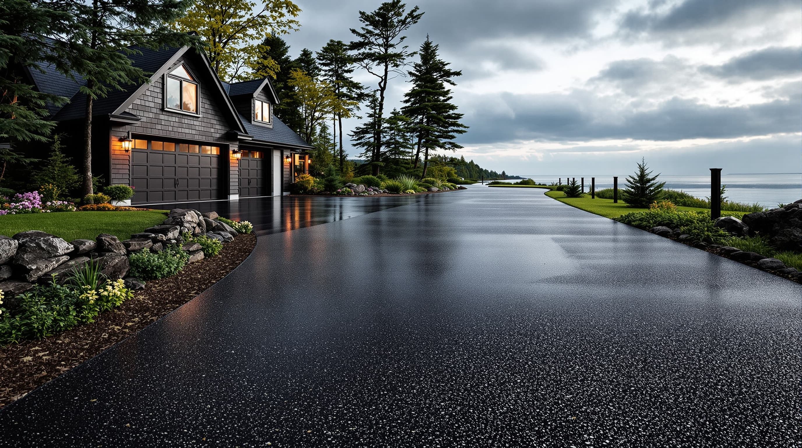 Scellant d'asphalte — Rimouski et le Bas-Saint-Laurent